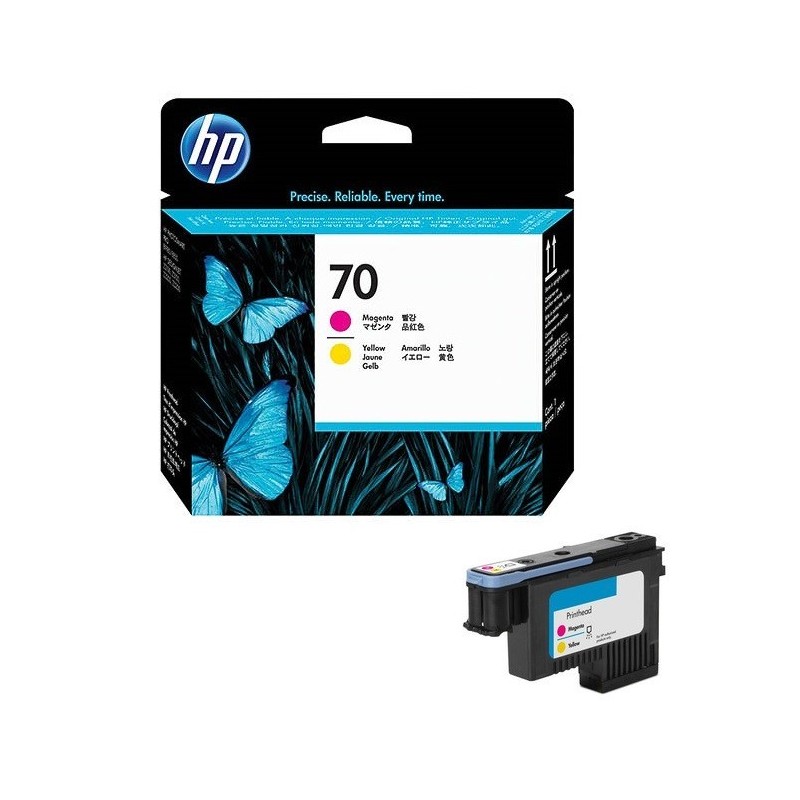Tête d'impression magenta / jaune Vivera HP pour HP Z2100 / Z3100 ... (N°70), Toner Express : achat en ligne de Tête d'impressio