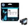 Tête d'impression noire / gris light Vivera HP pour HP Z2100 / Z3100 ... (N°70), Toner Express : achat en ligne de Tête d'impres