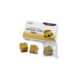 3 Batonnets d'encre solide jaune pour Xerox workcenter c2424, Toner Express : achat en ligne de 3 Batonnets d'encre solide jaune