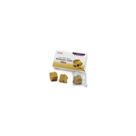 3 Batonnets d'encre solide jaune pour Xerox workcenter c2424, Toner Express : achat en ligne de 3 Batonnets d'encre solide jaune