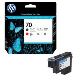Tête d'impression noir mat / rouge Vivera HP pour HP Z2100 / Z3100 ... (N°70), Toner Express : achat en ligne de Tête d'impressi