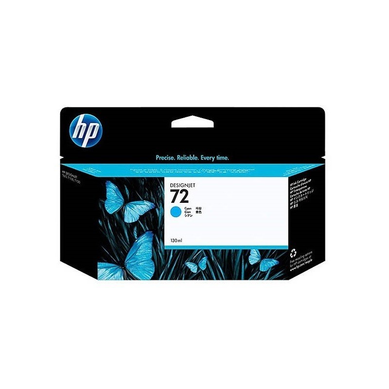 Cartouche cyan HP Vivera pour HP T610 / T1100 ... (N°72), Toner Express : achat en ligne de Cartouche cyan HP Vivera pour HP T61