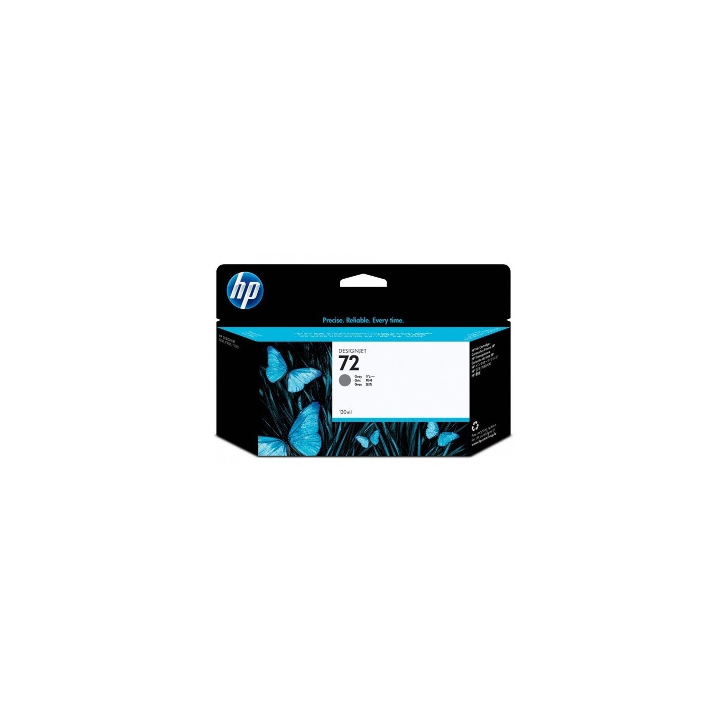 Cartouche grise HP Vivera pour HP T610 / T1100 ... (N°72), Toner Express : achat en ligne de Cartouche grise HP Vivera pour HP T