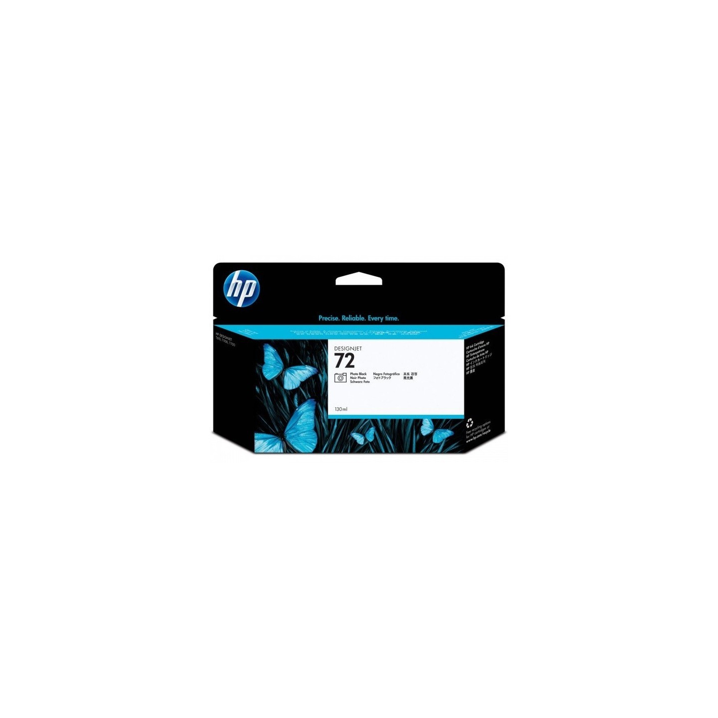 Cartouche noire HP Vivera pour HP T610 / T1100 ... (N°72), Toner Express : achat en ligne de Cartouche noire HP Vivera pour HP T