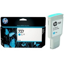 Cartouche Cyan Haute capacité HP pour Designjet T1500 / T2500 / T920 (N°727)