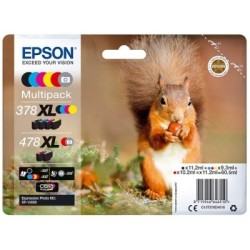 Cartouche Rouge XL Epson pour Expression Premium XP 15 000 HD ... - (n°478XL - Ecureuil) 