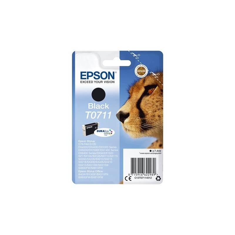 Cartouche d'encre noir Epson pour Stylus DX6050 / 4000 / 5000, Toner Express : achat en ligne de Cartouche d'encre noir Epson po