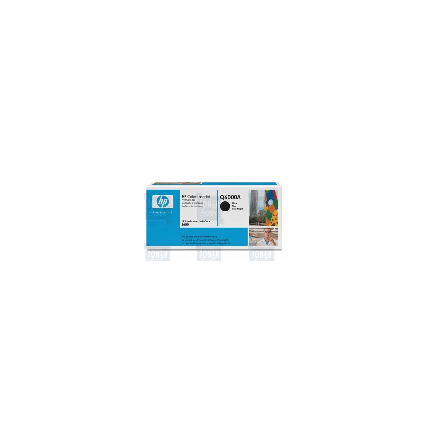 Toner HP noir pour Color LaserJet 2600n (124A), Toner Express : achat en ligne de Toner HP noir pour Color LaserJet 2600n (124A)