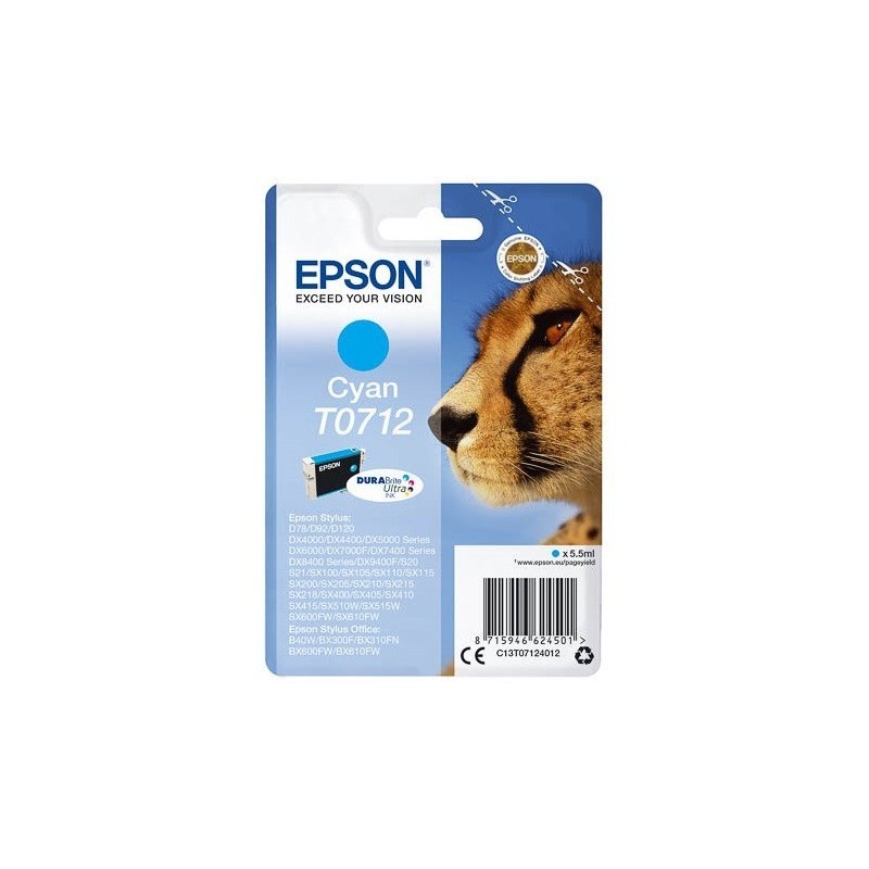 Cartouche d'encre cyan Epson pour Stylus DX6050 / 4000 / 5000, Toner Express : achat en ligne de Cartouche d'encre cyan Epson po