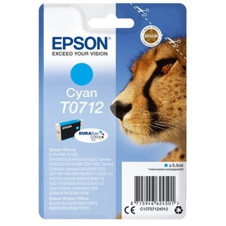 Cartouche d'encre cyan Epson pour Stylus DX6050 / 4000 / 5000, Toner Express : achat en ligne de Cartouche d'encre cyan Epson po