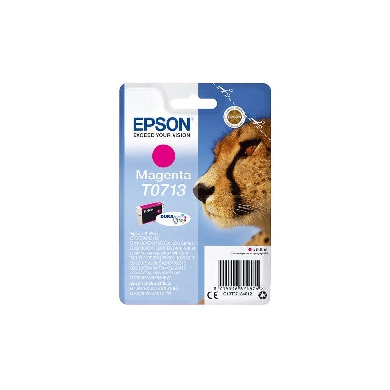 Cartouche d'encre magenta Epson pour Stylus DX6050 / 4000 / 5000, Toner Express : achat en ligne de Cartouche d'encre magenta Ep