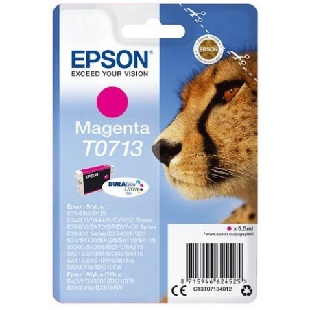 Cartouche d'encre magenta Epson pour Stylus DX6050 / 4000 / 5000, Toner Express : achat en ligne de Cartouche d'encre magenta Ep