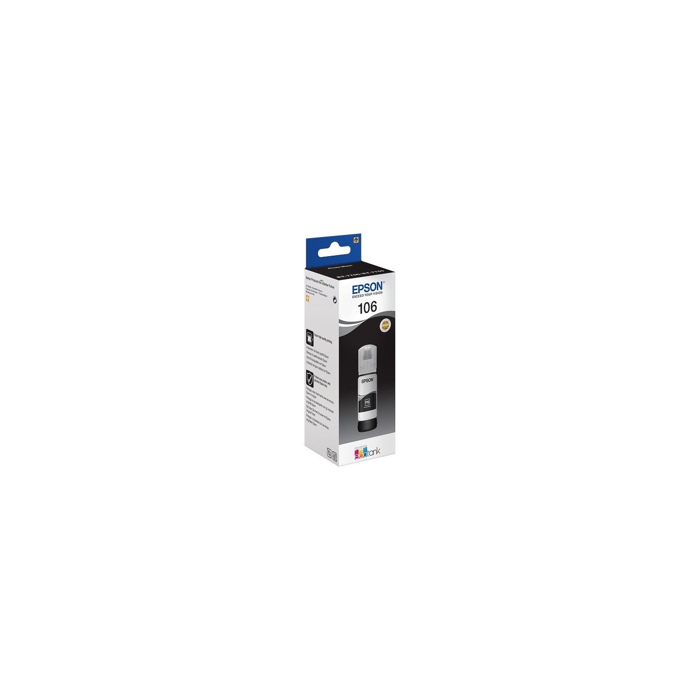 Cartouche Noir Epson pour EcoTank ET-7700 (N°106)