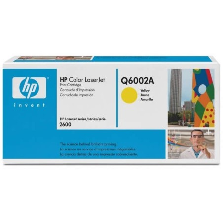 Toner HP jaune pour Color LaserJet 2600n (124A), Toner Express : achat en ligne de Toner HP jaune pour Color LaserJet 2600n (124