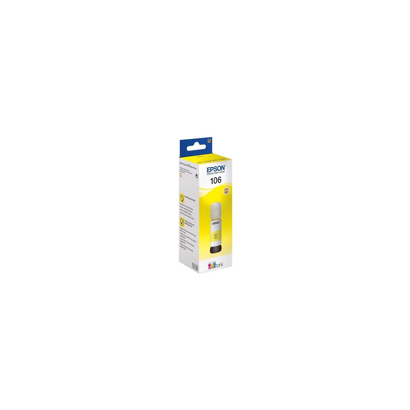 Cartouche Jaune Epson pour EcoTank ET-7700 (N°106)
