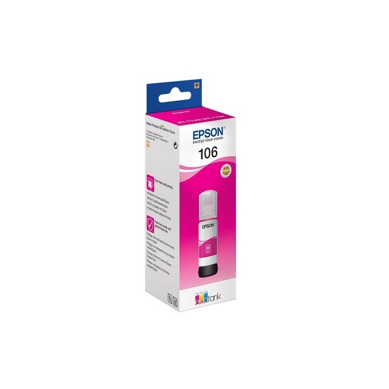 Cartouche Magenta Epson pour EcoTank ET-7700 (N°106)