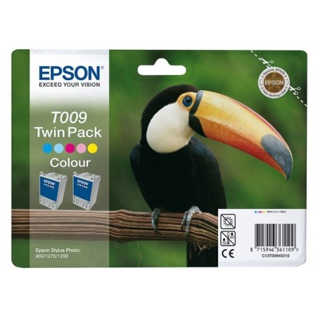 Double pack cartouche Encre 5 Couleurs EPSON (T009), Toner Express : achat en ligne de Double pack cartouche Encre 5 Couleurs EP