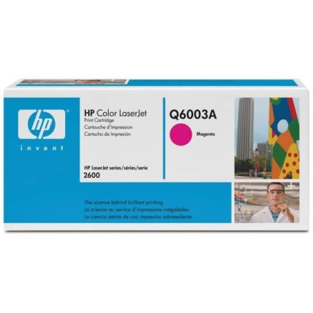 Toner HP magenta pour Color LaserJet 2600n (124A), Toner Express : achat en ligne de Toner HP magenta pour Color LaserJet 2600n 