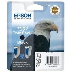 Double Pack Cartouche Noire (2xC13T007401) EPSON, Toner Express : achat en ligne de Double Pack Cartouche Noire (2xC13T007401) E