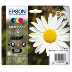 Multipack paquerette EPSON pour Expression Home XP-205 / XP-30 / ...  (N°18), Toner Express : achat en ligne de Multipack paquer