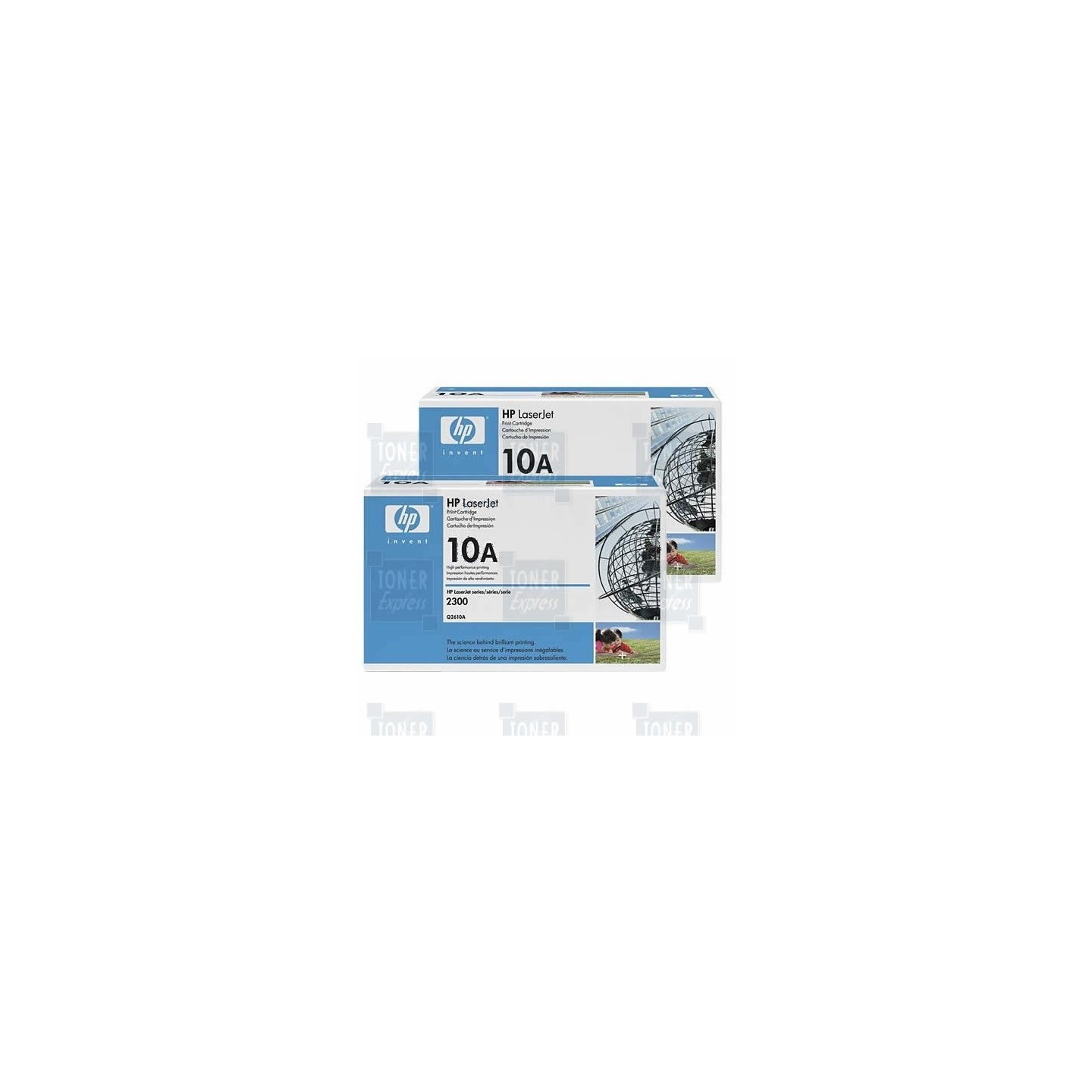 Toner  HP pour LaserJet 2300 pack 2 (10A), Toner Express : achat en ligne de Toner  HP pour LaserJet 2300 pack 2 (10A) pour impr