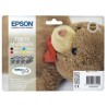 Pack de 4 cartouches EPSON T0611 T0612 T0613 T0614 (Cyan/Magenta/Jaune/Noire), Toner Express : achat en ligne de Pack de 4 carto
