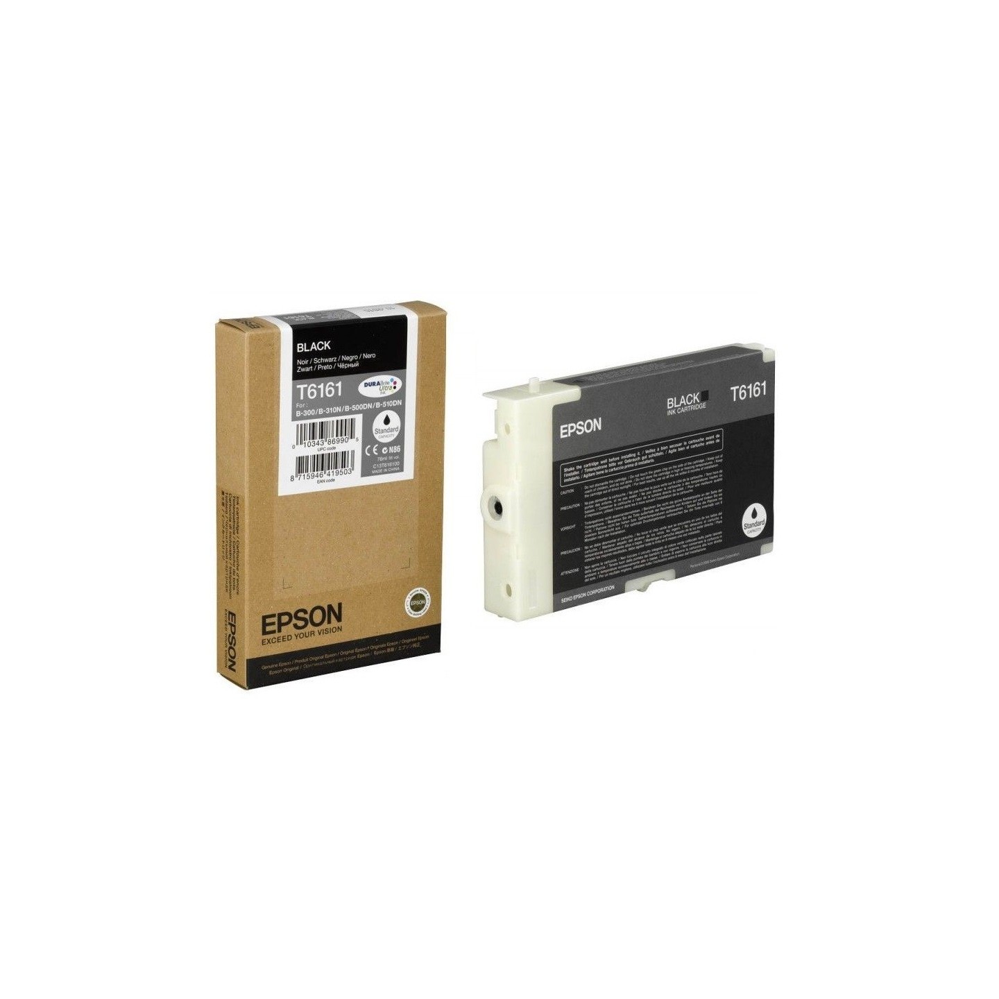Cartouche d'encre noir Epson pour MicroPiezo B300 / B500DN, Toner Express : achat en ligne de Cartouche d'encre noir Epson pour 