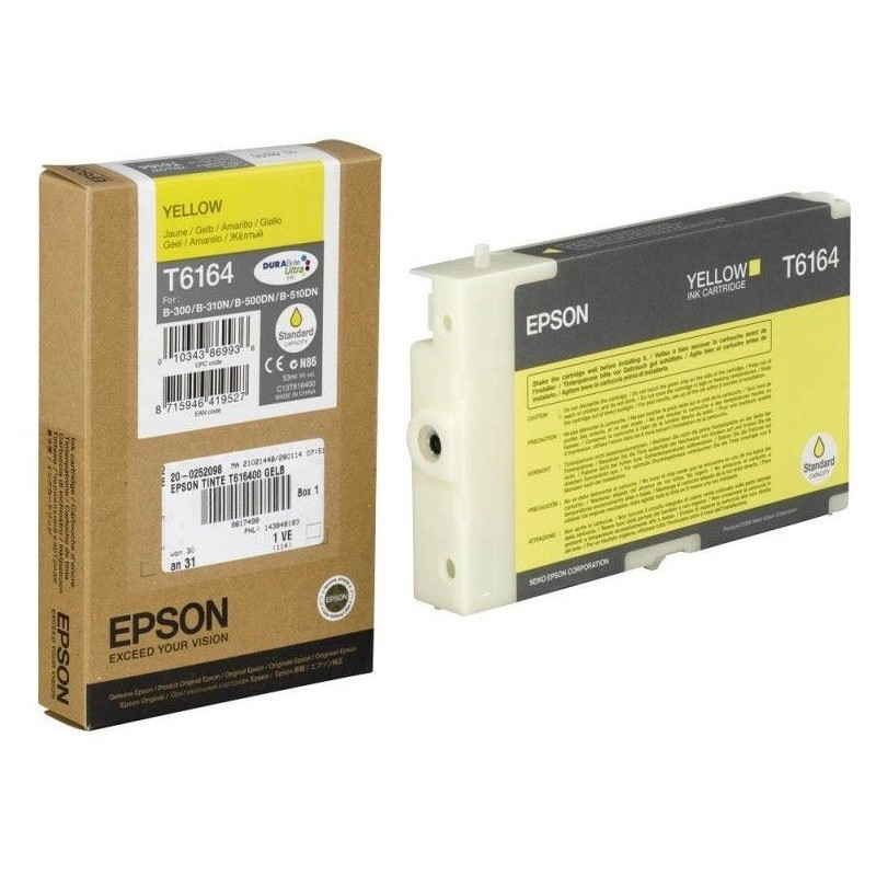 Cartouche d'encre jaune Epson pour MicroPiezo B300 / B500DN, Toner Express : achat en ligne de Cartouche d'encre jaune Epson pou