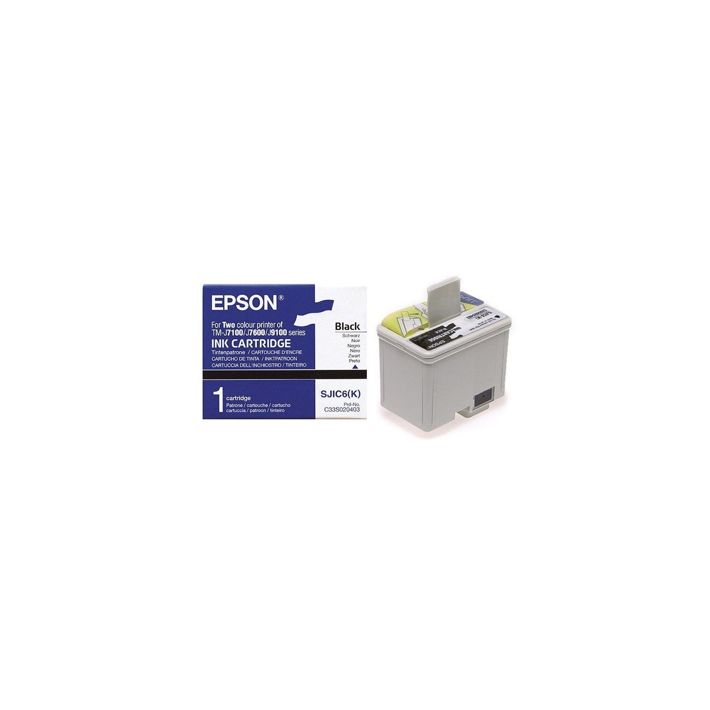 Cartouche jet d'encre noir Epson pour TM-J7100 / TM-J7600, Toner Express : achat en ligne de Cartouche jet d'encre noir Epson po