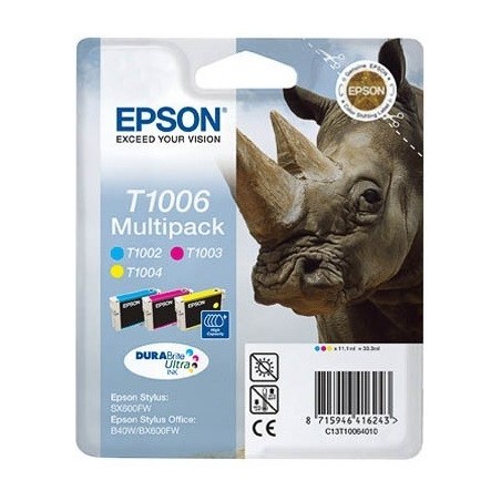 Multipack 3 Couleurs (série T100)  EPSON B40W, BX600FW, SX600FW, Toner Express : achat en ligne de Multipack 3 Couleurs (série T