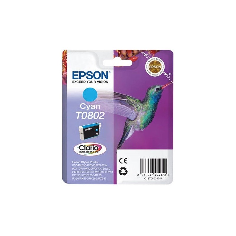 Encre cyan Claria Technologie pour Epson R265 / RX560 / R360, Toner Express : achat en ligne de Encre cyan Claria Technologie po
