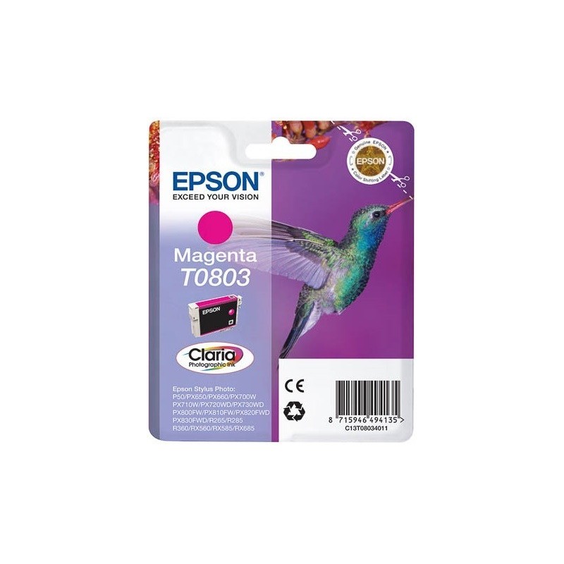Encre magenta Claria Technologie pour Epson R265 / RX560 / R360, Toner Express : achat en ligne de Encre magenta Claria Technolo
