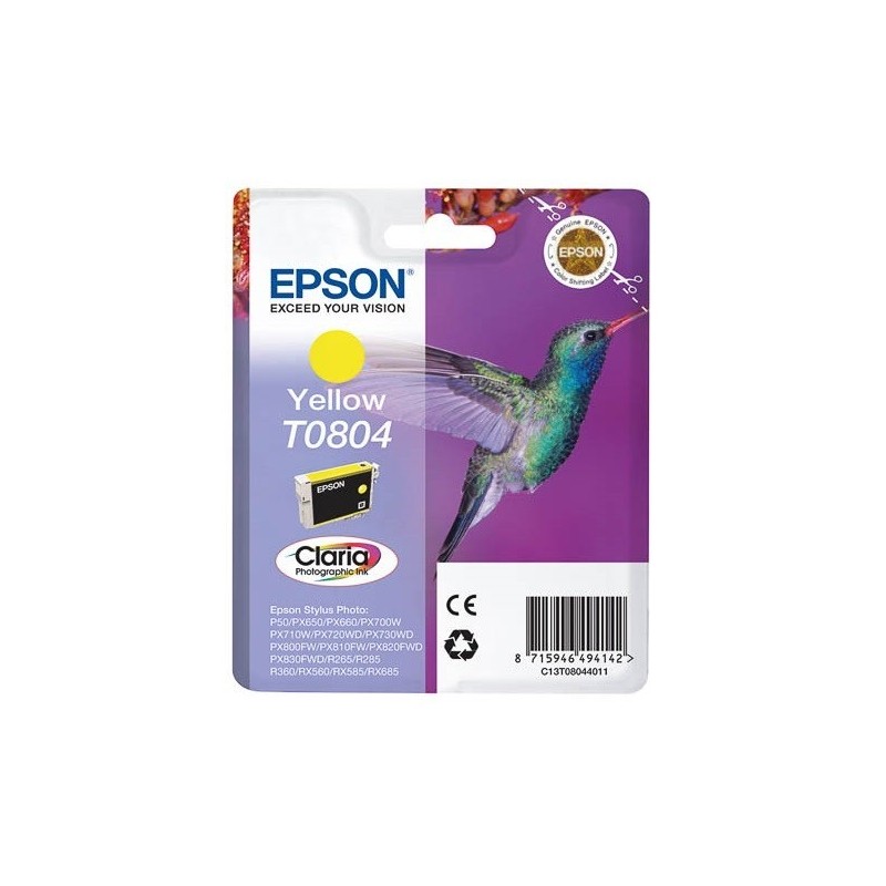 Encre jaune Claria Technologie pour Epson R265 / RX560 / R360, Toner Express : achat en ligne de Encre jaune Claria Technologie 