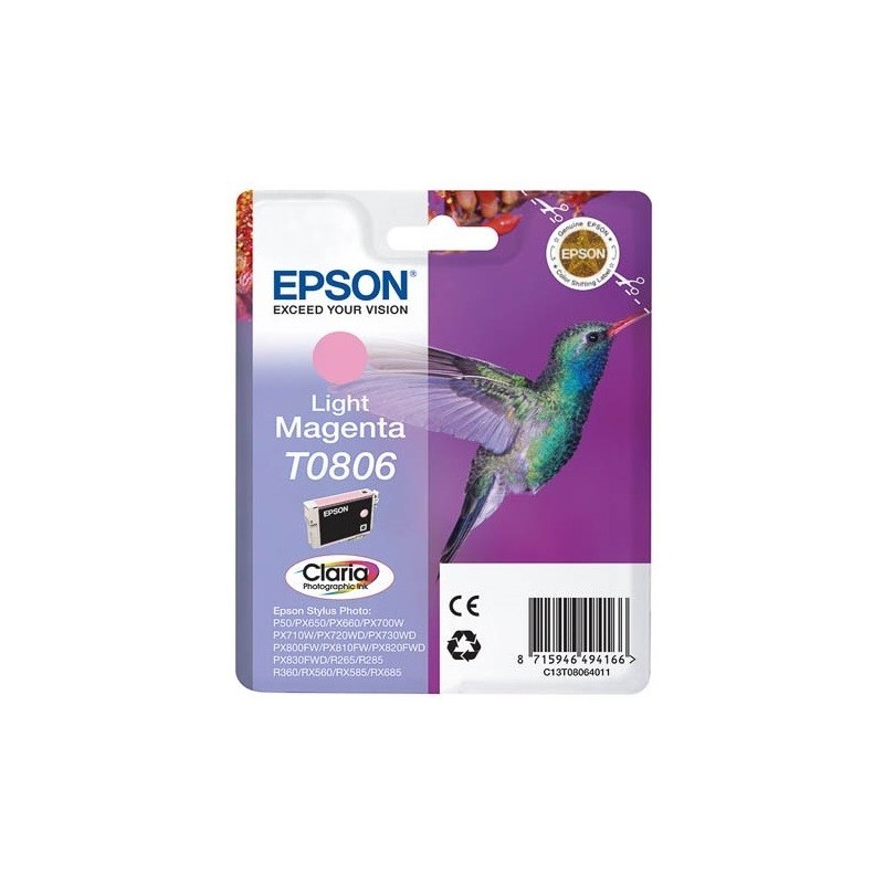 Encre light magenta Claria Technologie pour Epson R265 / RX560 / R360, Toner Express : achat en ligne de Encre light magenta Cla
