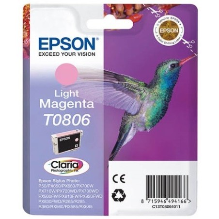 Encre light magenta Claria Technologie pour Epson R265 / RX560 / R360, Toner Express : achat en ligne de Encre light magenta Cla