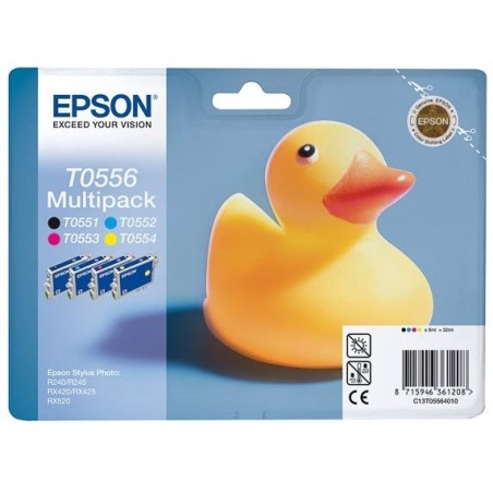 Cartouche d'encre Epson Lot T0551/T0552/T0553/T0554, Toner Express : achat en ligne de Cartouche d'encre Epson Lot T0551/T0552/T