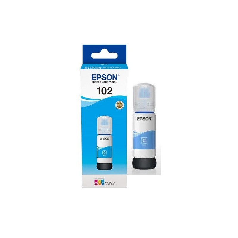 Cartouche Cyan Epson pour ET EcoTank ET2700... (N°102)