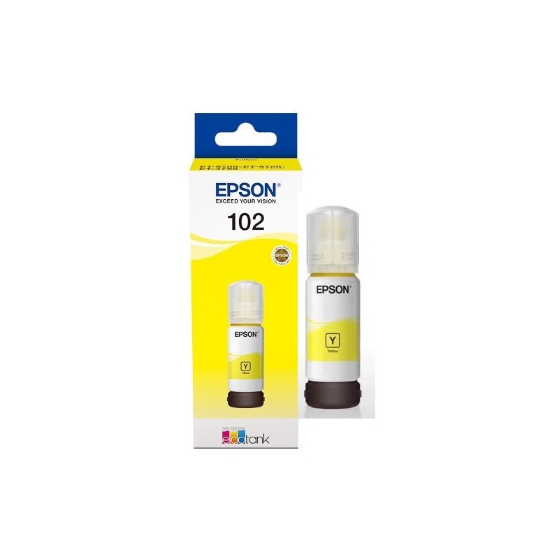 Cartouche Jaune Epson pour ET EcoTank ET2700... (N°102)