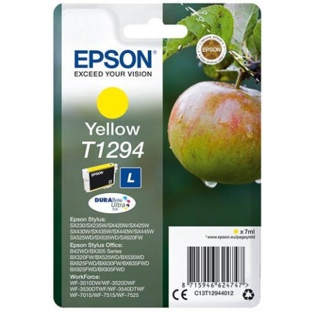 Cartouche jaune Epson pour stylus BX305F / BX320FW / SX420W..., Toner Express : achat en ligne de Cartouche jaune Epson pour sty