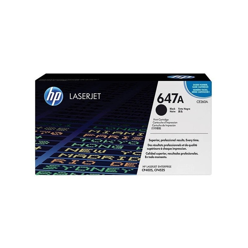 Toner noir pour imprimante HP ColorLaserJet CP4025 / CP4525 (647A), Toner Express : achat en ligne de Toner noir pour imprimante