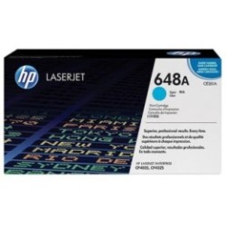 Toner cyan pour imprimante HP ColorLaserJet CP4025 / CP4525  (648A), Toner Express : achat en ligne de Toner cyan pour imprimant