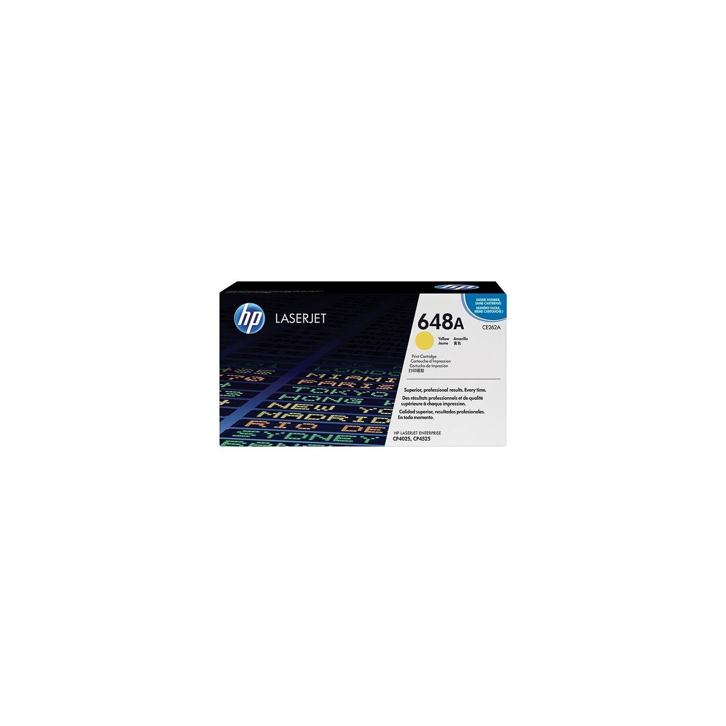 Toner jaune pour imprimante HP ColorLaserJet CP4025 / CP4525 (648A), Toner Express : achat en ligne de Toner jaune pour impriman