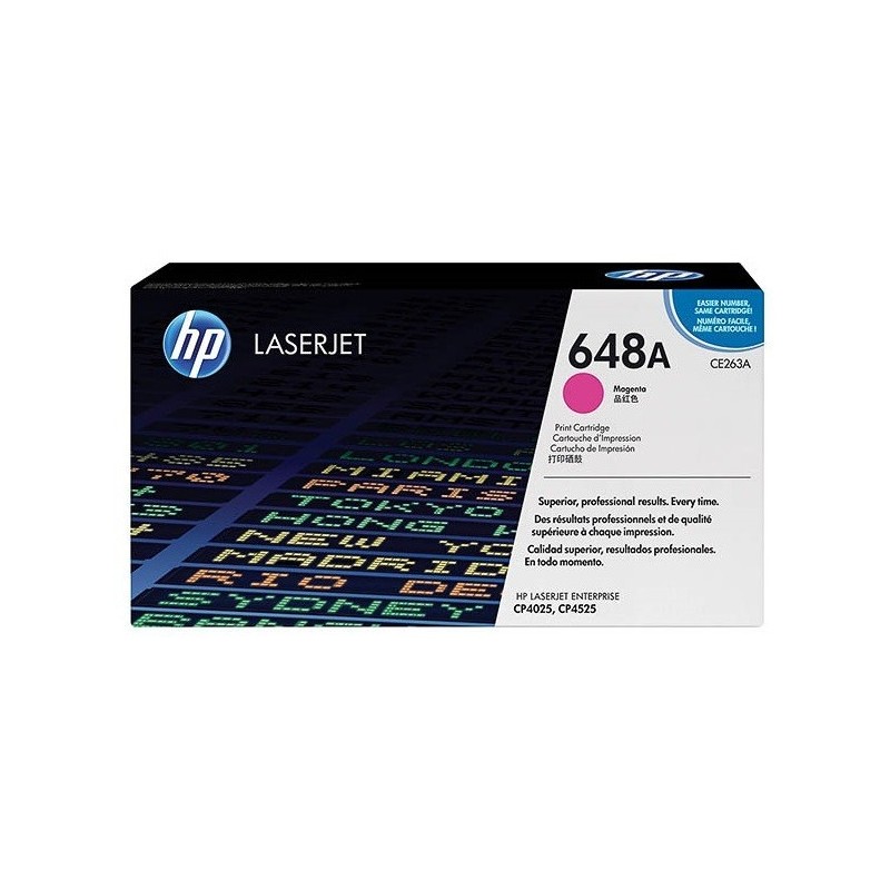 Toner magenta pour imprimante HP ColorLaserJet CP4025 / CP4525  (648A), Toner Express : achat en ligne de Toner magenta pour imp