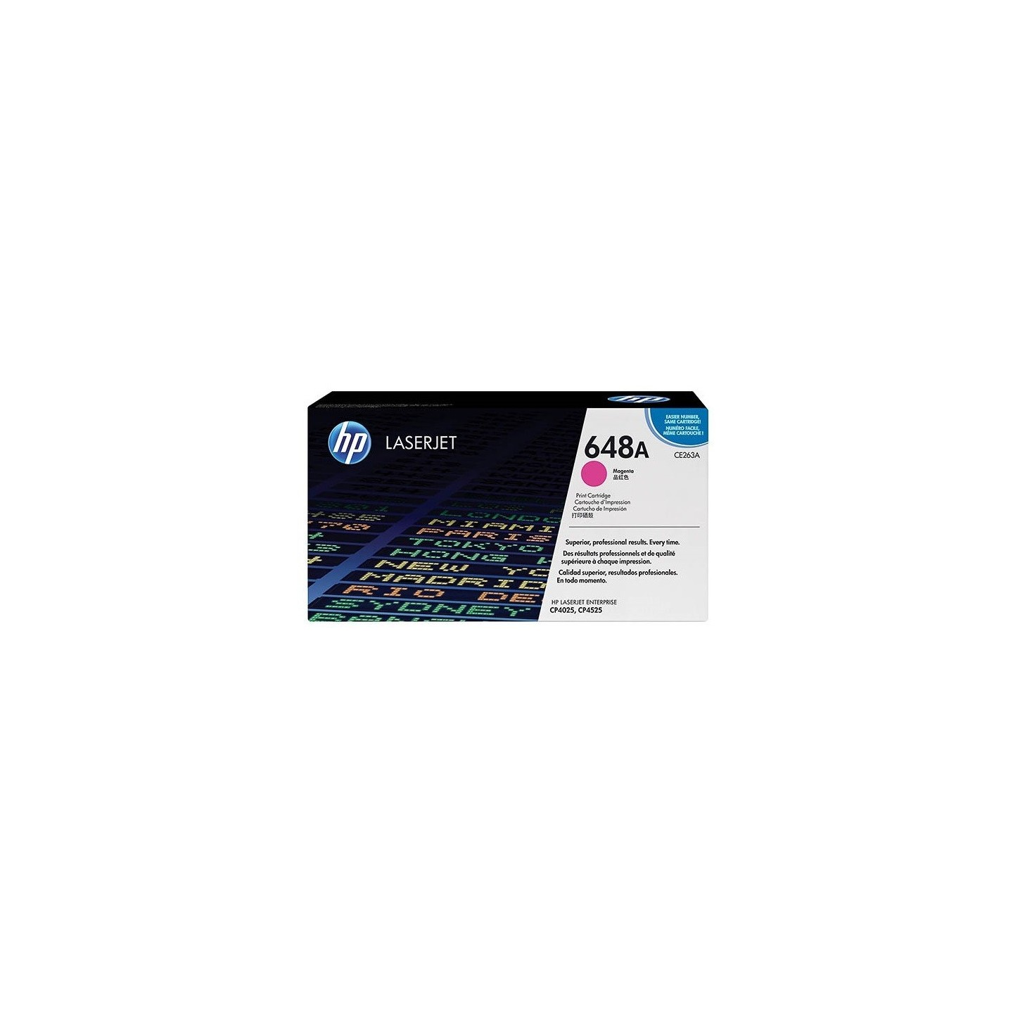 Toner magenta pour imprimante HP ColorLaserJet CP4025 / CP4525  (648A), Toner Express : achat en ligne de Toner magenta pour imp