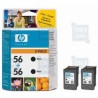 Pack de 2 cartouches Noires HP pour Deskjet 450 ... (N°56), Toner Express : achat en ligne de Pack de 2 cartouches Noires HP pou