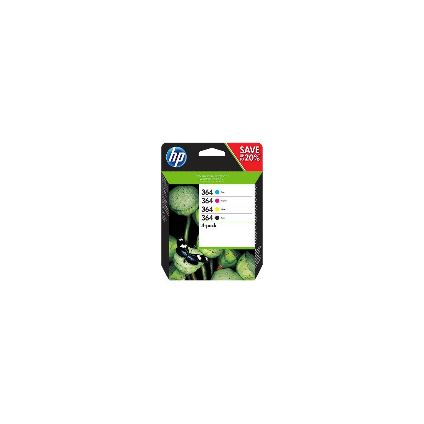 Pack de 4 cartouches HP N°364 / N°178 pour photosmart B8550 / C5380...(SD534)(J3M82AE), Toner Express : achat en ligne de Pack d
