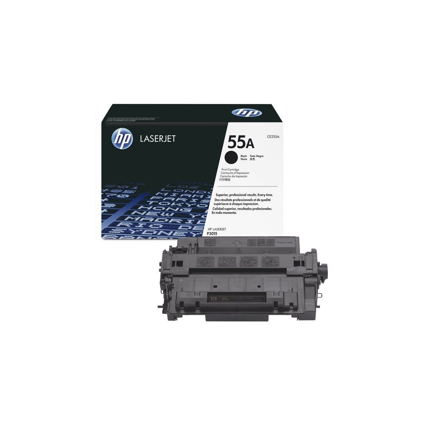 Toner noir HP pour laserjet P3010 (55A), Toner Express : achat en ligne de Toner noir HP pour laserjet P3010 (55A) pour impriman