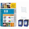 Pack de 2 cartouches 3 Couleurs HP poru Deskjet 450 ...  (N°57), Toner Express : achat en ligne de Pack de 2 cartouches 3 Couleu