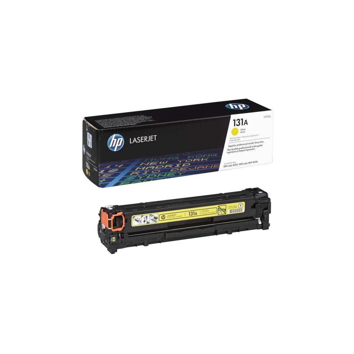 Toner jaune HP pour laserjet Pro 200 M276 / M251 ... (131A), Toner Express : achat en ligne de Toner jaune HP pour laserjet Pro 