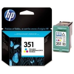 Cartouche d'encre couleur HP pour Officejet J5780 (N°351 / N°141), Toner Express : achat en ligne de Cartouche d'encre couleur H